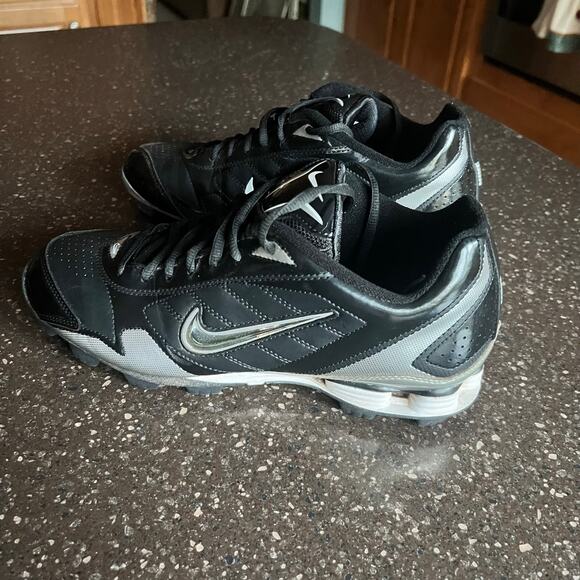 Nike Black Expand Tech Mens Baseball Cleats Size 9 - Picture 1 of 12